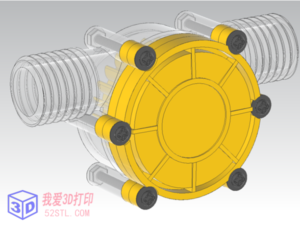 微型水力发电机-3d打印模型stl-【我爱3D打印】