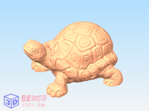 千年乌龟精雕-3d打印模型stl-【我爱3D打印】