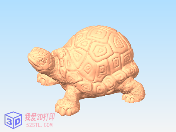 千年乌龟精雕-3d打印模型stl免费下载-百度网盘云【我爱3D打印】