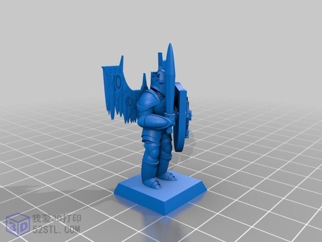 3D打印模型stl-天使战士2.0手办