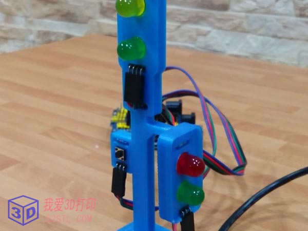 红绿灯模拟器-3d打印模型stl实物图