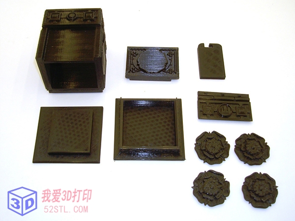 都铎玫瑰盒组装说明-【我爱3D打印】