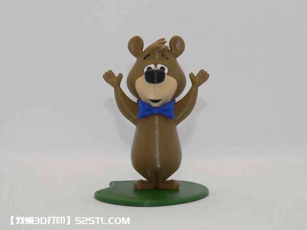 可爱的布布熊-3d打印模型stl
