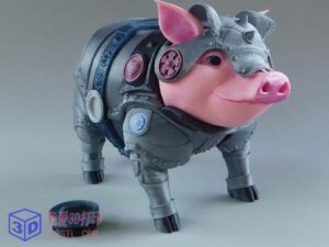 皮格斯比爵士（最高贵的小猪存钱罐）-3d打印模型stl-【我爱3D打印】