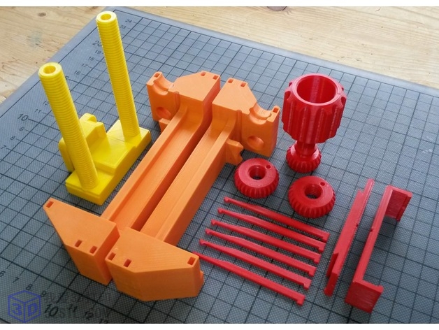 3D打印模型stl-PCB夹钳台虎钳