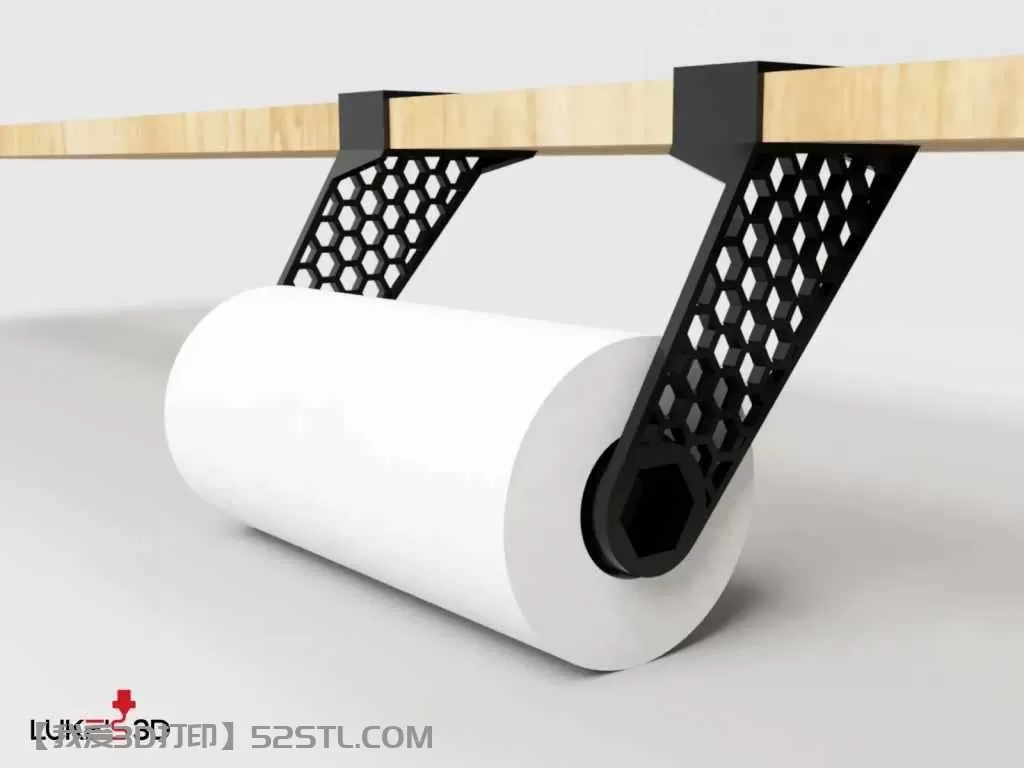 六角纸巾架-3d打印模型stl