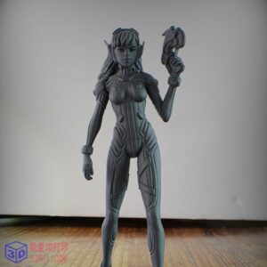 守望先锋-D.Va 完整手办-3D打印模型stl-【我爱3D打印】