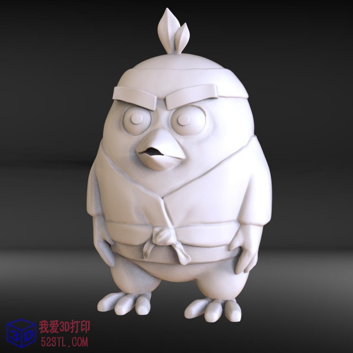 愤怒的小鸟-3d打印模型stl格式免费下载-百度度网盘下载【我爱3D打印】