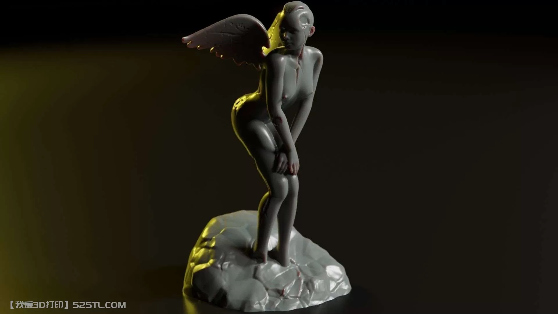 性感裸体天使-3d打印模型stl积分下载-百度网盘云【我爱3D打印】