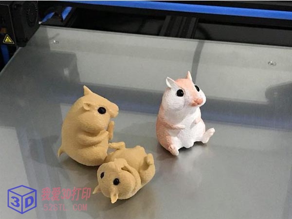 可爱的仓鼠一家-3d打印模型stl免费下载-百度网盘云【我爱3D打印】