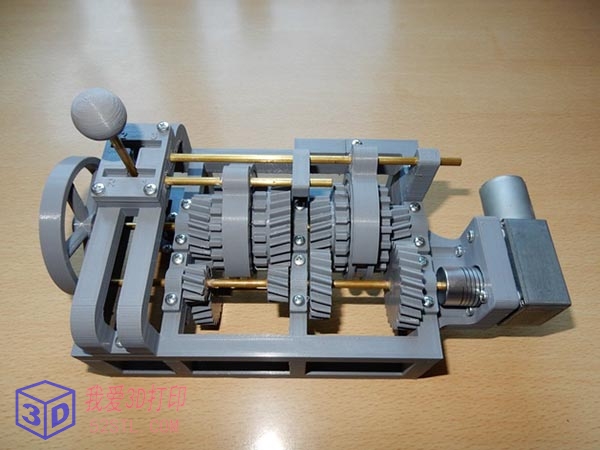 4速手动变速箱演示模型-3d打印模型stl实物图