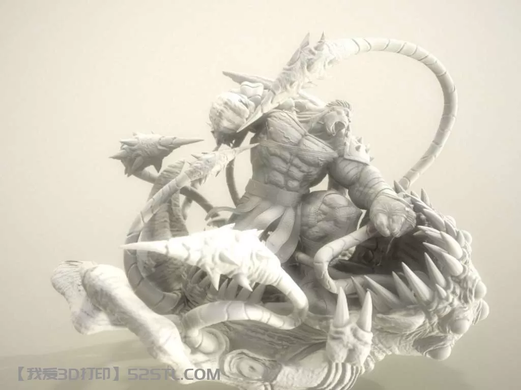 邪恶绿巨人手办-3d打印模型stl