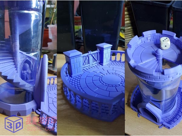 骰子塔楼-3d打印模型stl免费下载-百度网盘云【我爱3D打印】