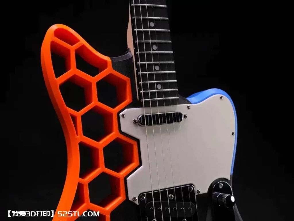Prusacaster-可3D打印的吉他-3d打印模型stl