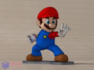高分辨率超级马里奥-3d打印模型stl下载-【我爱3D打印】
