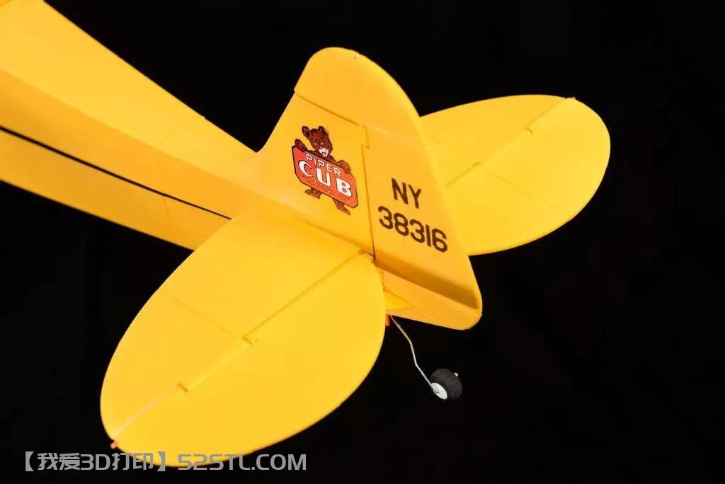  派珀 J-3 CUB飞机-3d打印模型stl