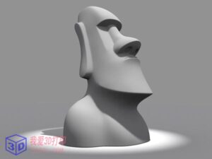 复活节岛摩艾石像-3d打印模型stl-【我爱3D打印】