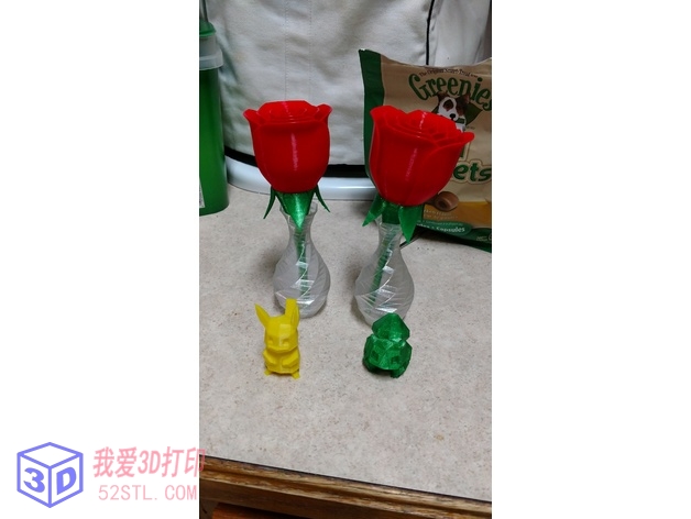 螺旋玫瑰花瓶-3d打印模型stl免费下载-百度网盘云【我爱3D打印】