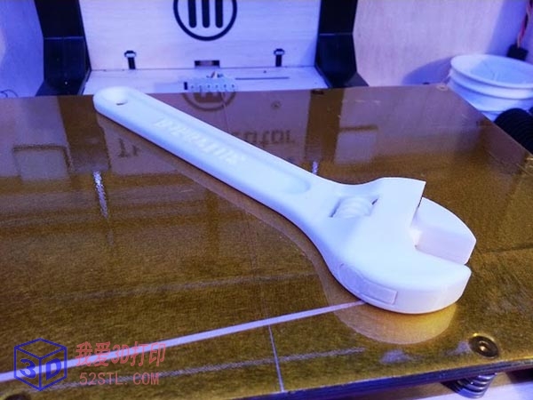 完全组装的3D打印扳手-stl模型下载实物图