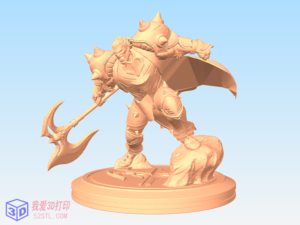 英雄联盟诺克萨斯之手·德莱厄斯手办-3d打印模型stl-【我爱3D打印】