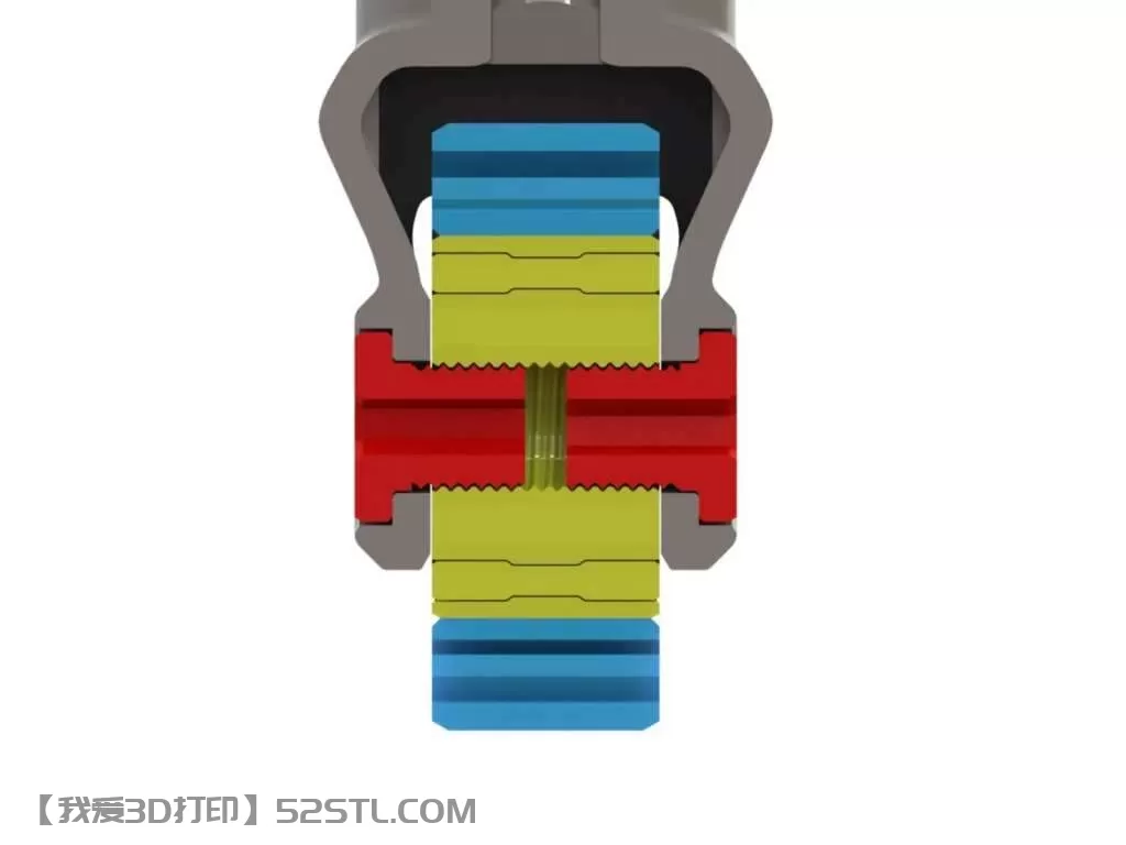 旋转锁定脚轮-3d打印模型stl