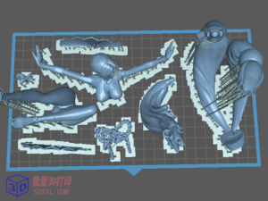 王者荣耀 不知火舞高清手办-3d打印模型stl-【我爱3D打印】