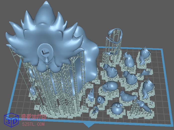 王者荣耀 甄姬高清手办-3d打印模型stl下载-百度网盘云【我爱3D打印】