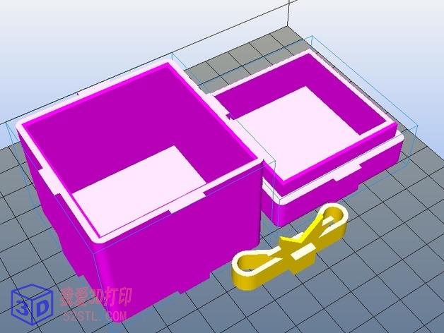 圣诞节礼盒-3d打印模型stl