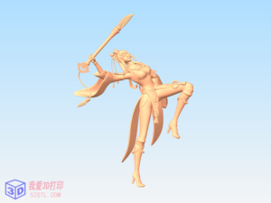 王者荣耀上官婉儿高清手办-3d打印模型stl-【我爱3D打印】