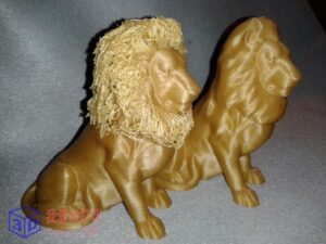 毛茸茸的狮子-3d打印模型stl-【我爱3D打印】