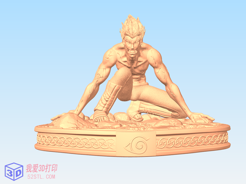 火影忍者夜凯手办-3d打印模型obj下载-百度网盘云【我爱3D打印】