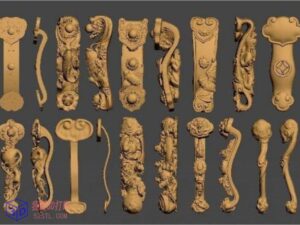 十八玉如意合集-3d打印模型stl-【我爱3D打印】