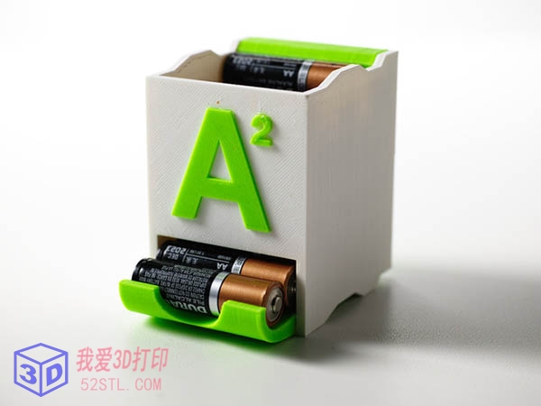 自动干电池储存盒-3d打印模型stl免费下载