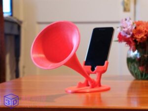 手机扩音无源大喇叭-3d打印模型stl下载-【我爱3D打印】