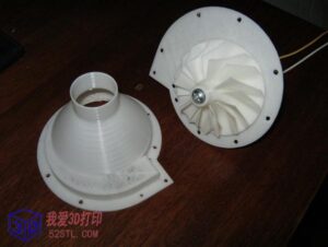 12V直流电机涡轮机-3d打印模型stl下载-【我爱3D打印】