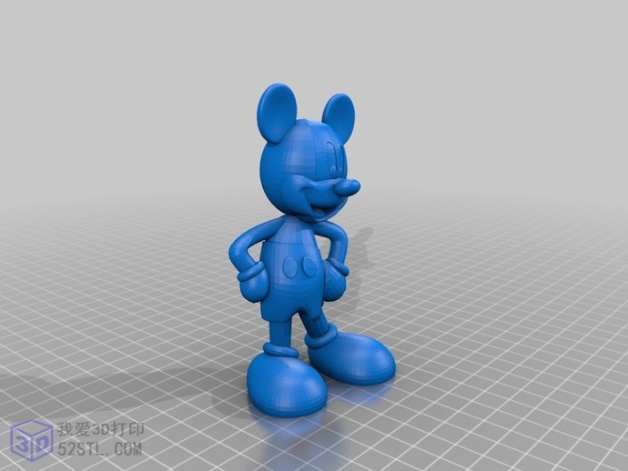 迪士尼米老鼠3D打印模型