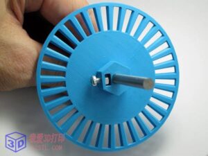 80mm32槽码盘-3d打印模型stl下载-【我爱3D打印】