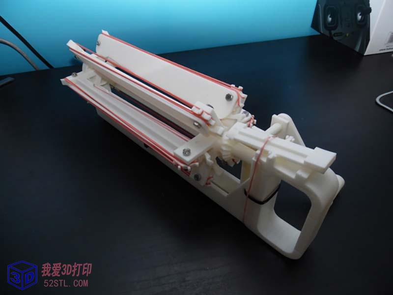 加特林橡皮筋枪-3d打印模型stl实物图