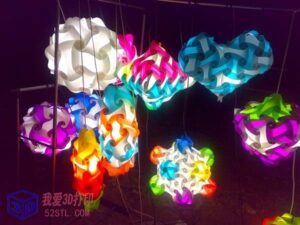 拼图灯罩-3d打印模型stl下载-【我爱3D打印】
