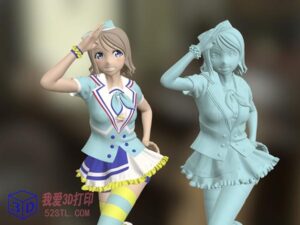 前进！青空Jumping Heart手办-3d打印模型stl-【我爱3D打印】