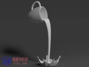 漂浮在空中的杯子-3d打印模型stl-【我爱3D打印】
