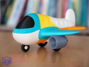 益智小飞机-3d打印模型stl下载-【我爱3D打印】