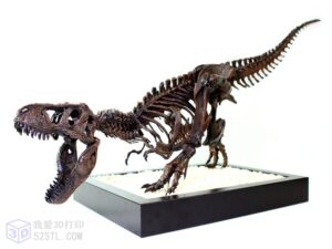 3D打印模型stl-3D模型霸王龙骨架-【我爱3D打印】