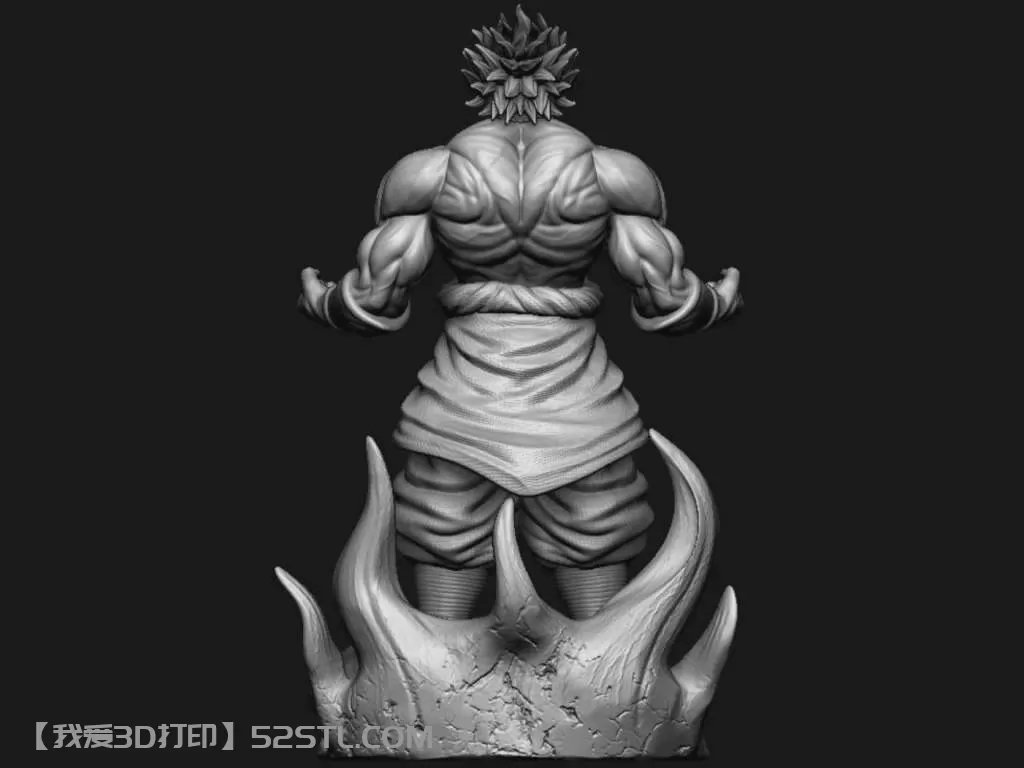 龙珠（Dragon Ball）布罗利（Broly）-3d打印模型stl