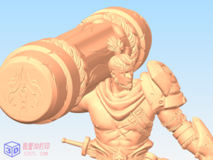 王者荣耀苏烈手办-3d打印模型stl-【我爱3D打印】