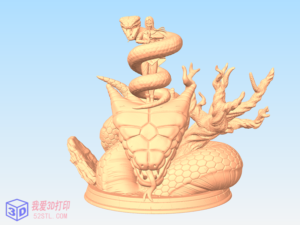 火影忍者精美大蛇丸手办-3d打印模型stl-【我爱3D打印】