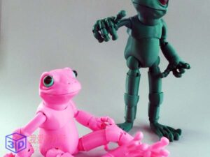 球形关节青蛙娃娃-3d打印模型stl下载-【我爱3D打印】