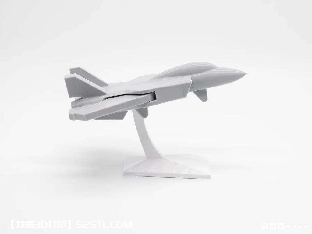 铰接式F14喷气式战斗机-3d打印模型stl