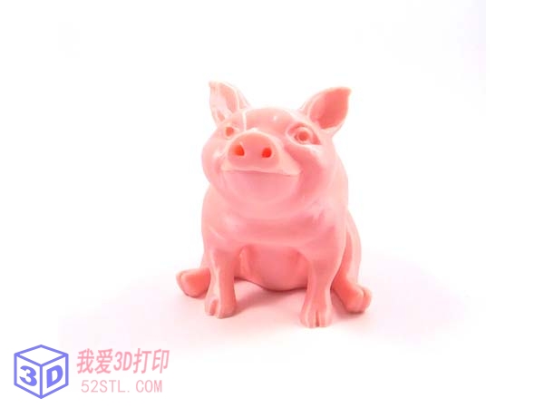 Pigglesfree爵士（可爱小猪）-3d打印模型stl实物图