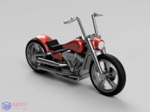 哈雷摩托施瓦辛格同款-3d打印模型stl-【我爱3D打印】